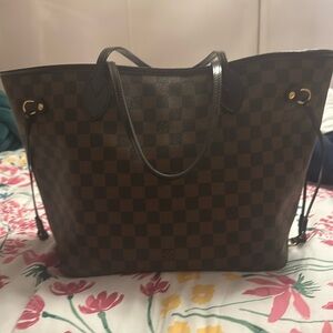 Louis Vuitton Dark Brown Checkered Tote